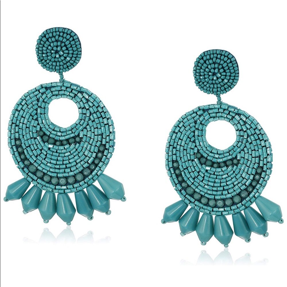 kenneth lane turquoise earrings